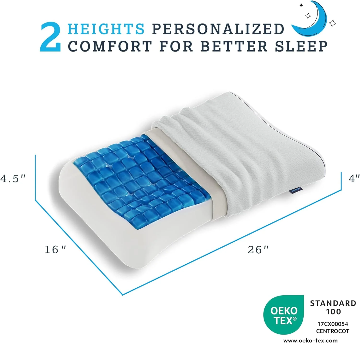 Anatomic Curve Pillow by Technogel - Image 5