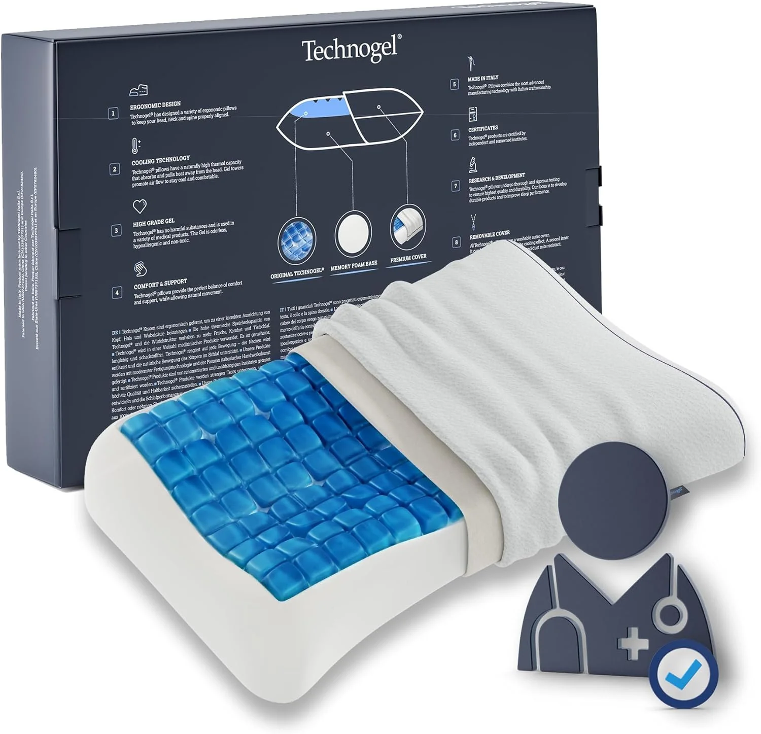 Anatomic Curve Pillow by Technogel - Image 7