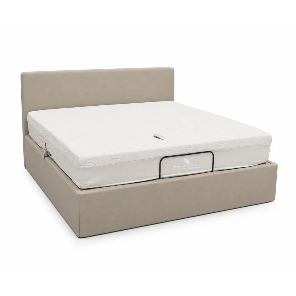 ErgoBox Adjustable Bed 180cm x 200cm + Nature's Finest Plush Mattress - Image 3