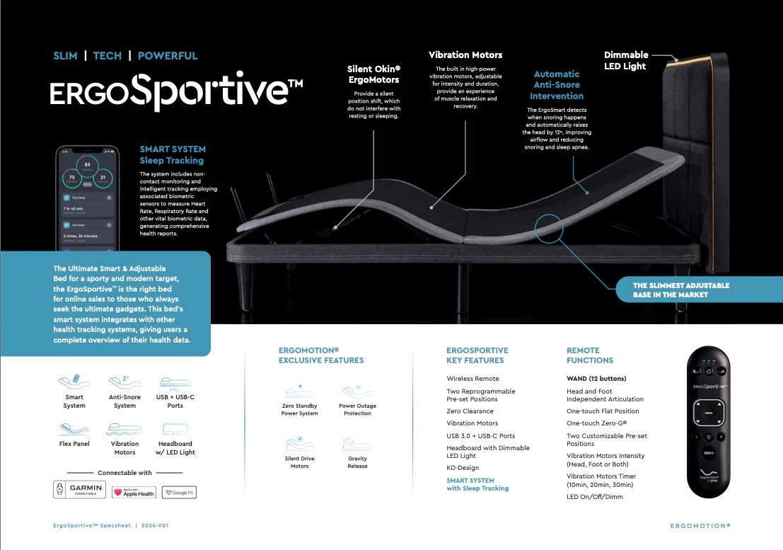 Ergosportive Adjustable Bed by Ergomotion - Image 5