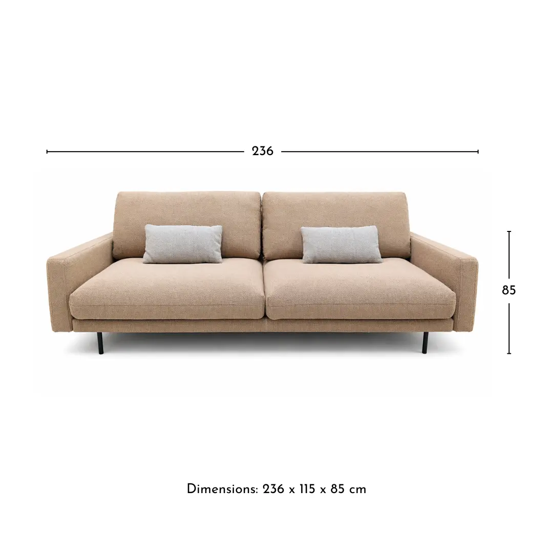 KAIA 2 Seater Sofa by Rolf Benz - Image 5