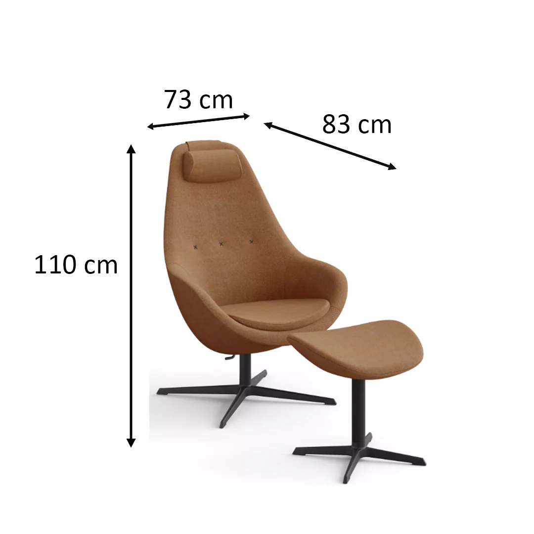 Kokon with Footrest Chair by Varier - Image 10