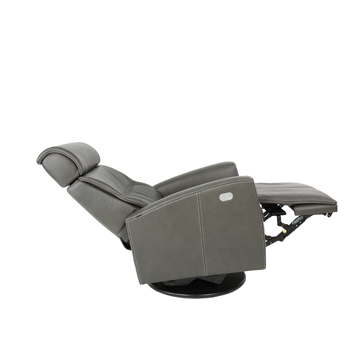 Milan Swing Relaxer Manual Astro Leather: Al 543 Slate Beech Wood Black (Large) by Fjords - Image 2