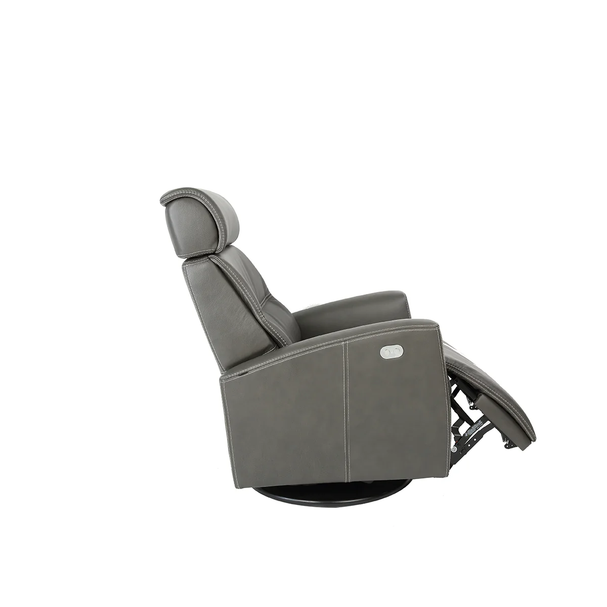Milan Swing Relaxer Manual Astro Leather: Al 543 Slate Beech Wood Black (Large) by Fjords - Image 3