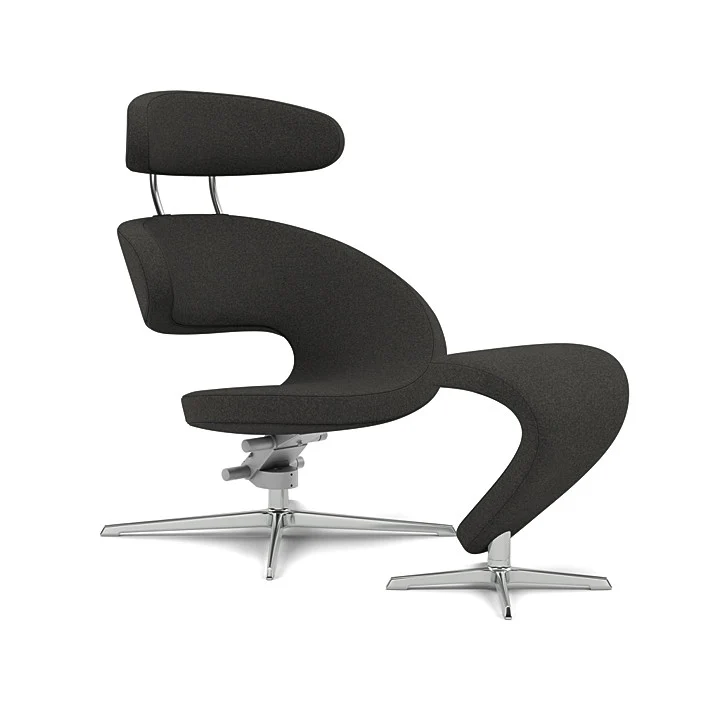 Peel with Footrest Chair by Varier - Image 3