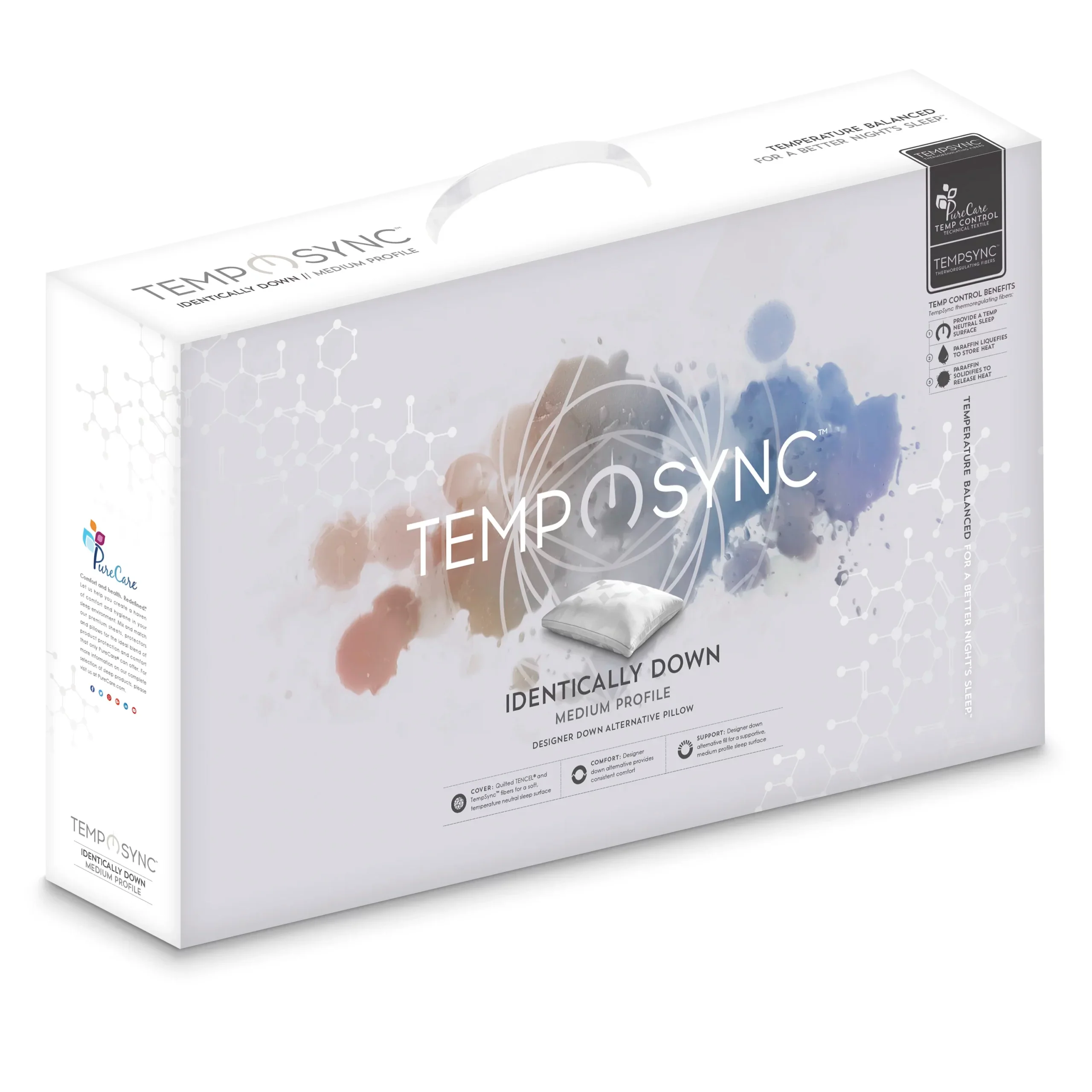Temp-Sync (Low Loft) Pillow by PureCare - Image 5